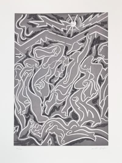 André Masson, Châtiment des servantes (l’Odyssée), eau-forte, 1978 2