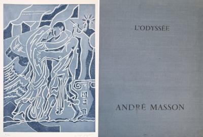 André Masson, Retrouvailles des époux (l’Odyssée), eau-forte et boite série, 1978 2