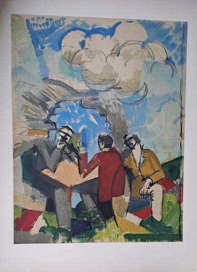 Roger de la FRESNAYE (d’après) - La conquête de l’air - Lithographie 2