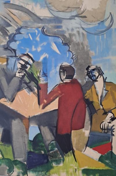 Roger de la FRESNAYE (d’après) - La conquête de l’air - Lithographie 2