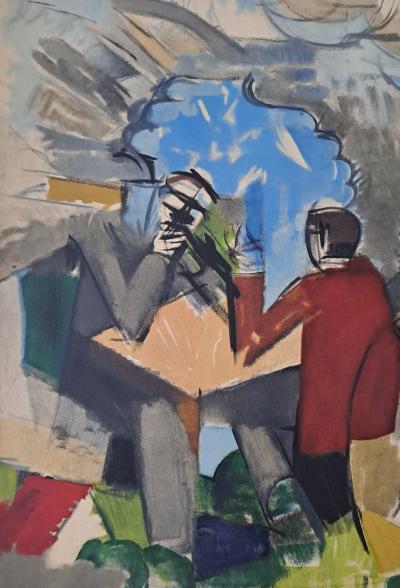 Roger de la FRESNAYE (d’après) - La conquête de l’air - Lithographie 2