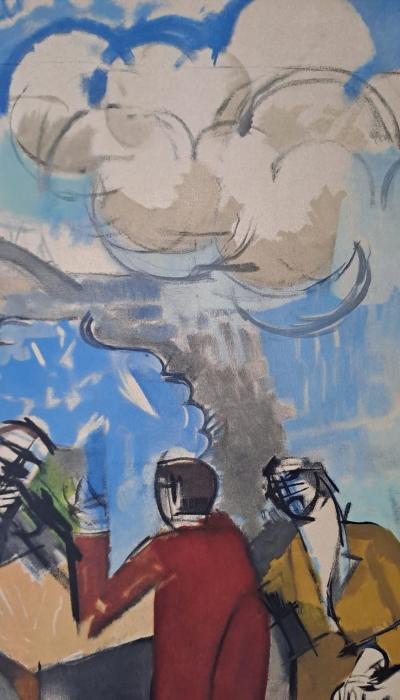 Roger de la FRESNAYE (d’après) - La conquête de l’air - Lithographie 2
