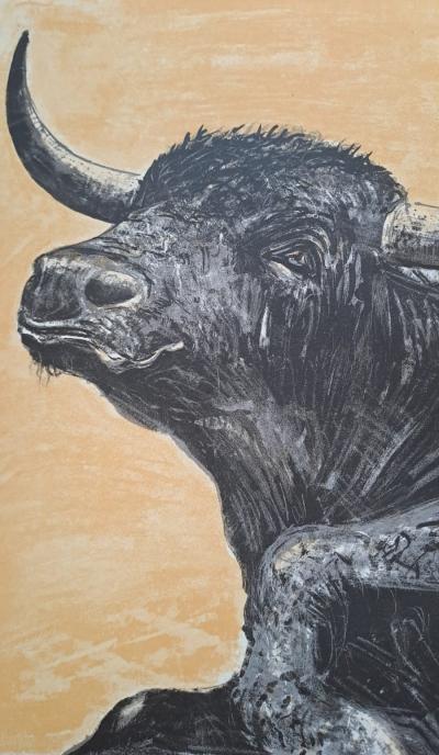 Jacques Birr - El toro - Lithographie originale 2