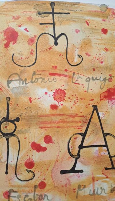 Jacques Birr - Bullfighter Composition - Original Lithograph 2