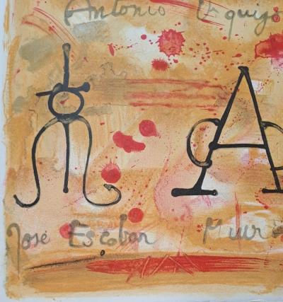 Jacques Birr - Bullfighter Composition - Original Lithograph 2