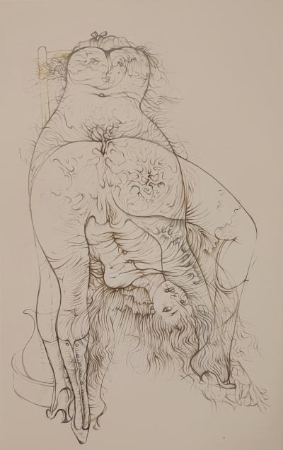 Hans BELLMER - La toilette ou L’envers vaut l’endroit, 1972 - Gravure 2
