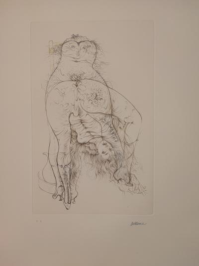Hans BELLMER - La toilette ou L’envers vaut l’endroit, 1972 - Gravure 2