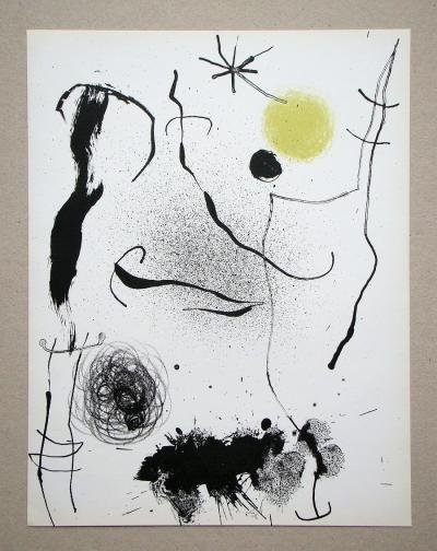 Joan MIRO - Bouquet de rêves pour Leïla, 1964 - Lithographie originale 2