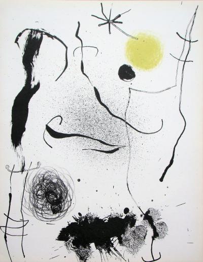 Joan MIRO - Bouquet de rêves pour Leïla, 1964 - Lithographie originale