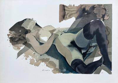 Camille Hilaire - Jeune femme - Lithographie originale signée au crayon 2