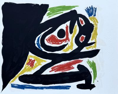 Joan Miro - Personnage abstrait, 1970 - Lithographie originale 2