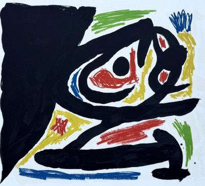 Joan Miro - Personnage abstrait, 1970 - Lithographie originale 2