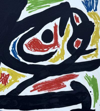 Joan Miro - Personnage abstrait, 1970 - Lithographie originale 2