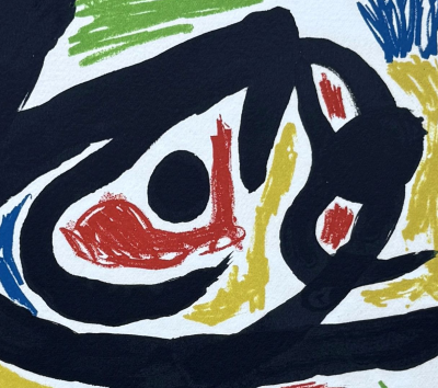 Joan Miro - Personnage abstrait, 1970 - Lithographie originale 2