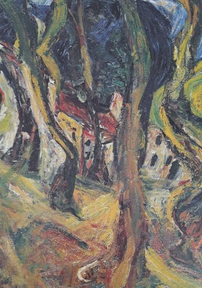 Soutine (d’après) - Les platanes à Ceret - Impression d’art signée 2