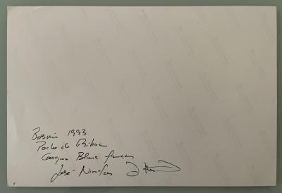 José Nicolas - Casques bleus français, Poche de Bihać, Bosnie, 1993 - Tirage argentique 2