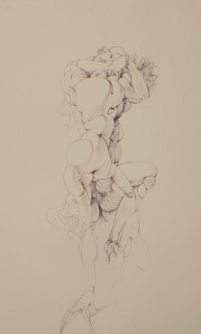 Hans BELLMER -  L’étreinte, 1972 - Gravure 2