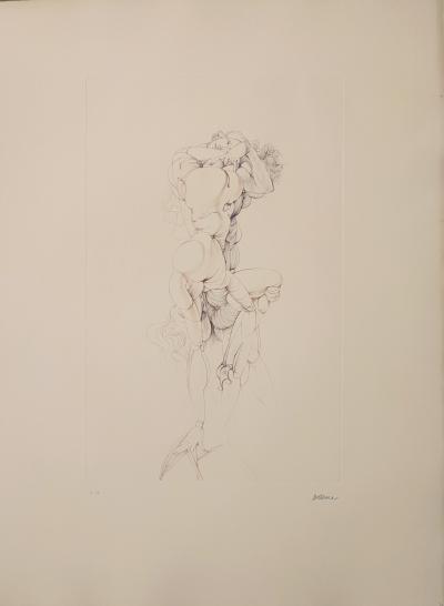 Hans BELLMER -  L’étreinte, 1972 - Gravure 2