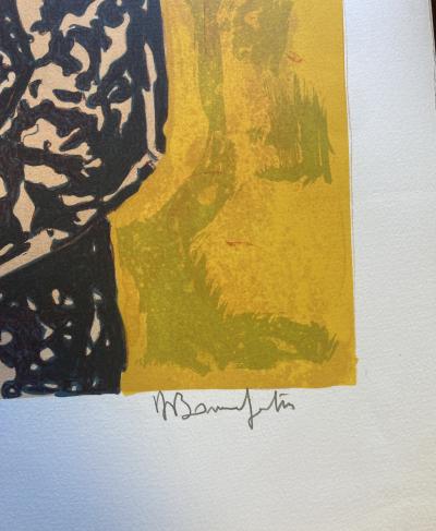 Alain BONNEFOIT - Dentelle, 1974, lithographie originale signée 2