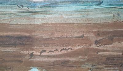 Jacques Birr - Paysage au crépuscule - Lithographie originale 2
