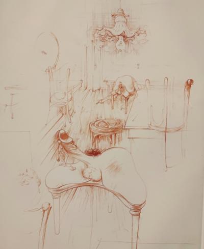 Hans BELLMER - Sans titre,  1972 - Gravure 2