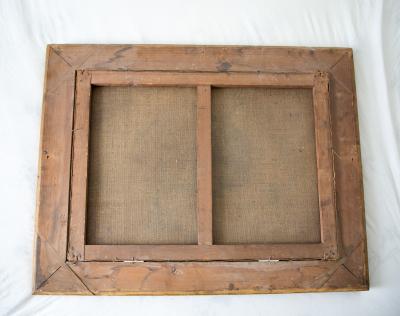 École française du 19é - fêtes galantes dans un parc - paire d’huile sur toile 2