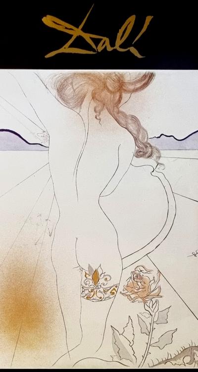 Dali (d’après), La femme à la jarretière, affiche, 1993 2