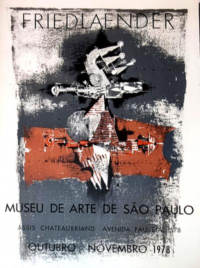 Johnny Friedlaender, Sao Paulo, lithographie, 1978 2