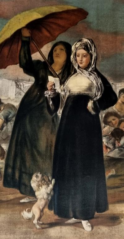 Francisco de Goya (d’après), Les Jeunes, lithographie Mourlot, 1938 2