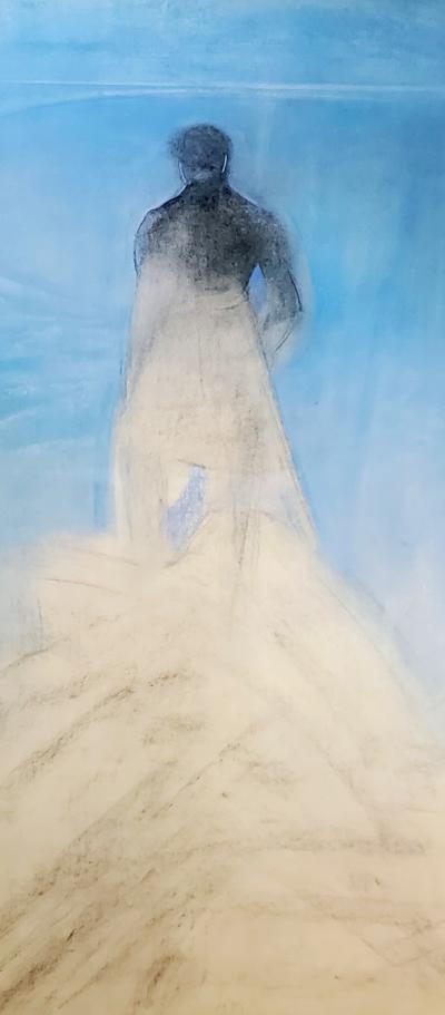 Piero Guccione, Pastel, state proof poster, 1988 2
