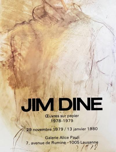 Jim Dine, Self-Portrait, original poster, 1979 2