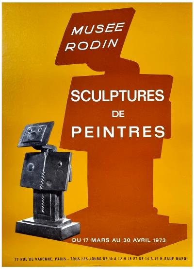 Max Ernst, An Eager Friend, poster for the Rodin Museum, 1973 2
