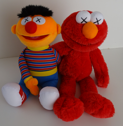 KAWS- Sesame Street 2018  Ernie et Elmo 2
