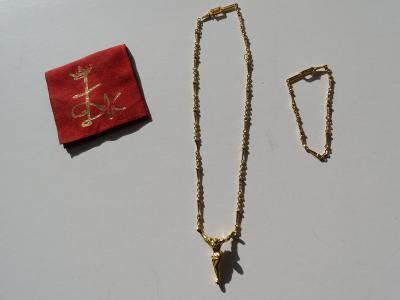 Salvador DALI (d’après) - Christ de Saint Jean de la Croix - Collier et bracelet 2