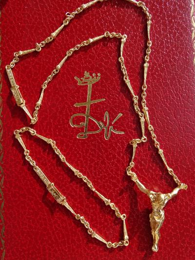 Salvador DALI (after) - Christ of Saint John of the Cross - Necklace and bracelet 2