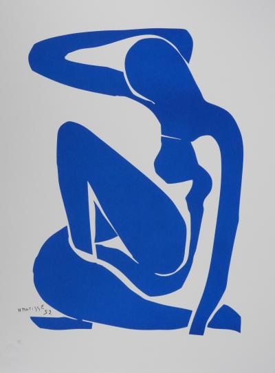 Henri MATISSE : Nu bleu III, Lithographie signée 2
