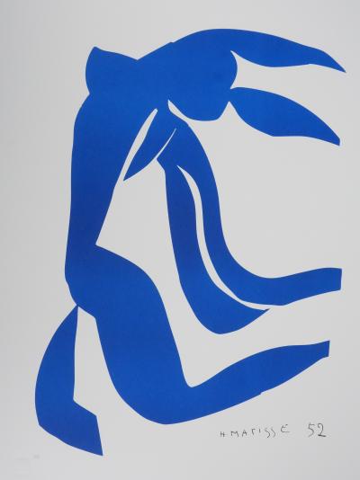 Henri MATISSE : La chevelure  , Lithographie signée