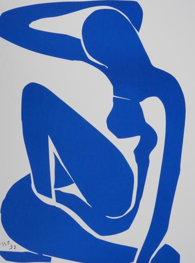 Henri MATISSE : Nu bleu III, Lithographie signée 2