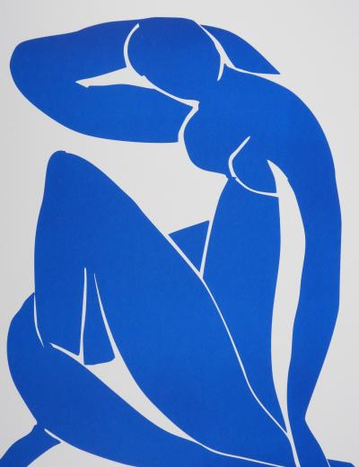 Henri MATISSE : Nu bleu II, Lithographie signée 2