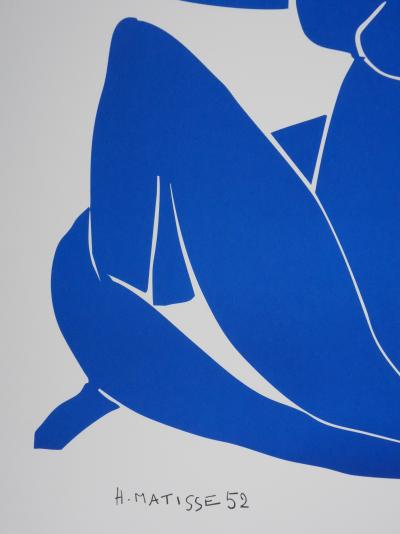 Henri MATISSE : Nu bleu II, Lithographie signée 2