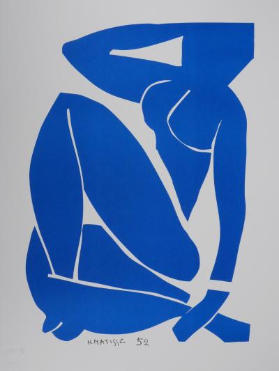 Henri MATISSE : Nu bleu III, Lithographie signée 2