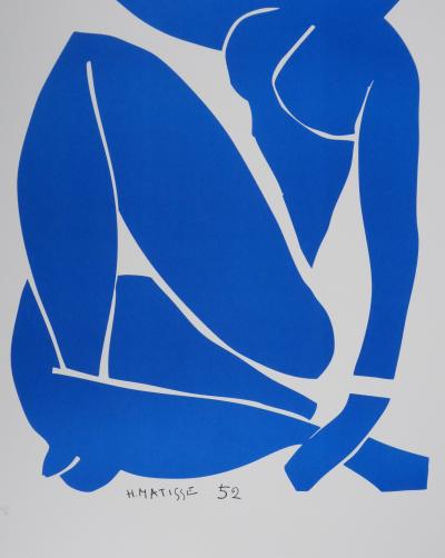 Henri MATISSE : Nu bleu III, Lithographie signée 2