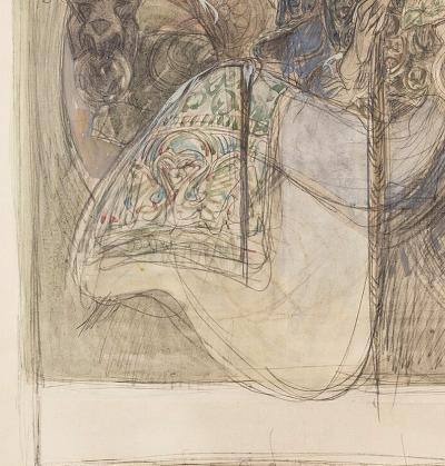 Alphonse Mucha - Judith I - Etude (D’après) - Sérigraphie 2