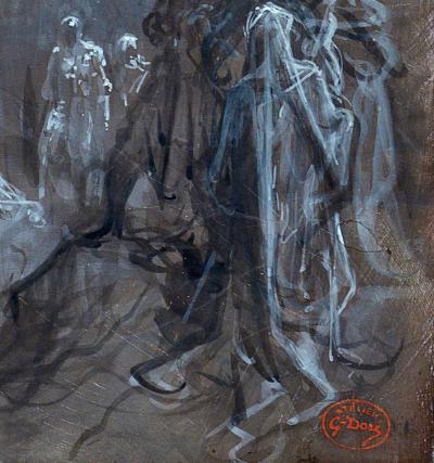 Gustave Doré - Macbeth apercevant le spectre des rois (D’après) - Sérigraphie 2