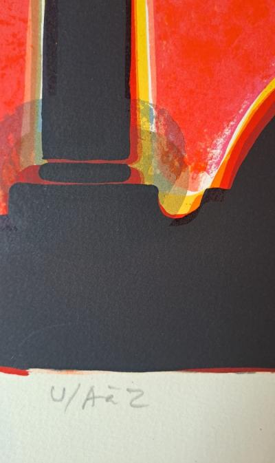 Frédéric Menguy - Le Déjeuner, Les Angéliques, 1975 - Lithographies originales signée et numérotée 2