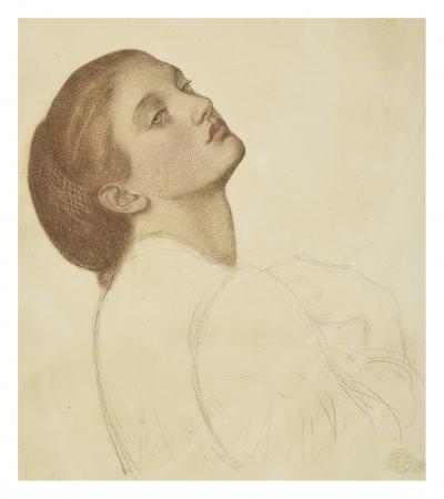 Gabriel Charles Dante Rossetti - Soucis - La Vierge du Jardin, Fleur-de-Marie (D’après) 2