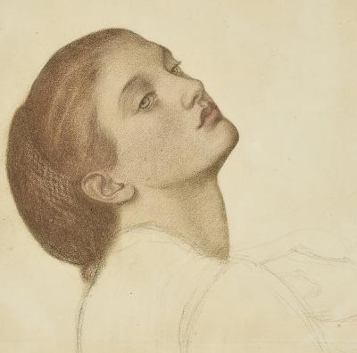 Gabriel Charles Dante Rossetti - Soucis - La Vierge du Jardin, Fleur-de-Marie (D’après) 2