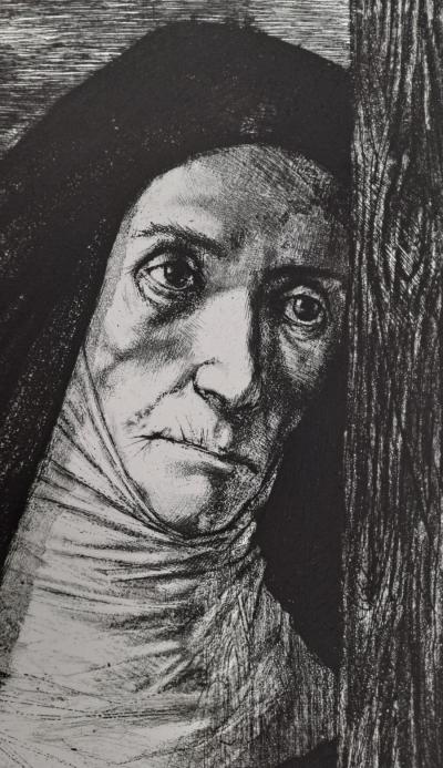 Michel Ciry - Sabat Mater, 67 - Gravure à l’eau forte signée et numérotée à l’encre 2