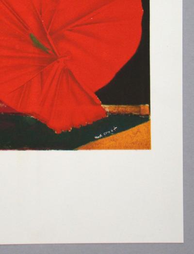 Max ERNST - Rote Blume, 1960 - Original lithograph signed 2