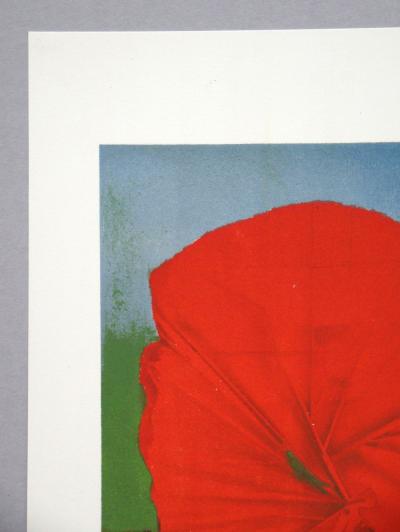 Max ERNST - Rote Blume, 1960 - Original lithograph signed 2